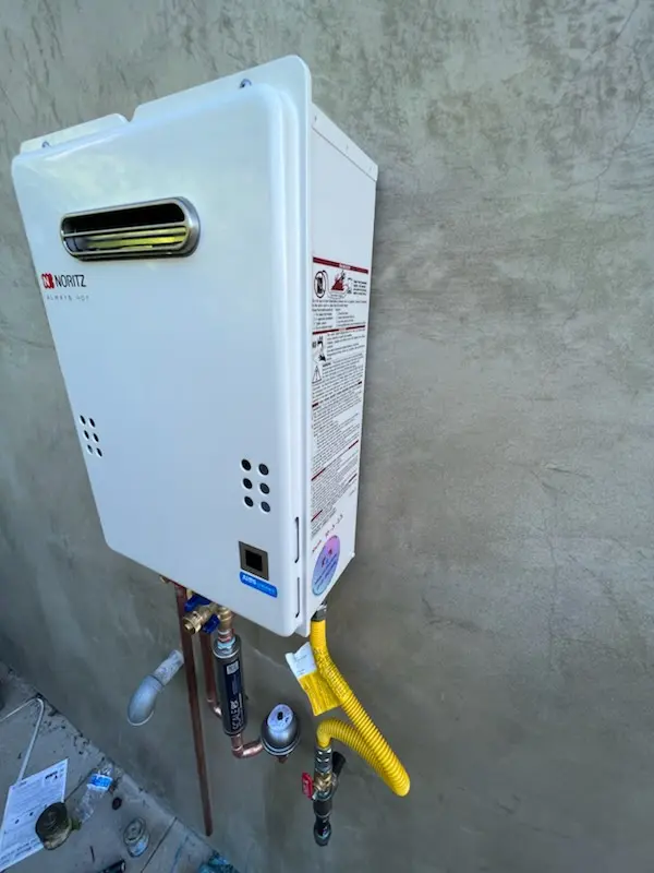 Tankless water heater installation for Ashton Meadows homes